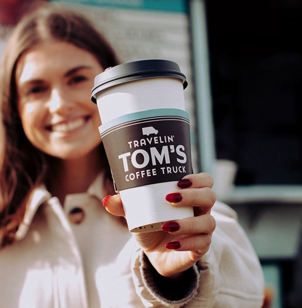 Cappuccino travelin toms coffee truck