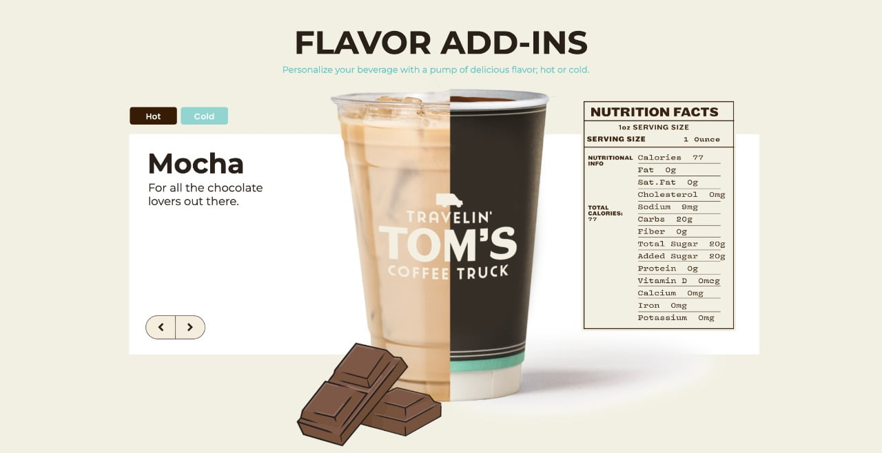 Hot specialty travelin toms coffee truck